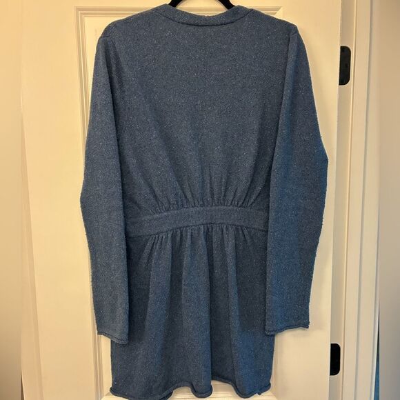 PATAGONIA Long Sleeve Open Front Cardigan Blue Women’s Size‎ Medium - Picture 2 of 5